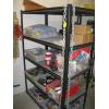 Image 1 : METAL W/WOOD SHELF UNIT - SHELF UNIT ONLY