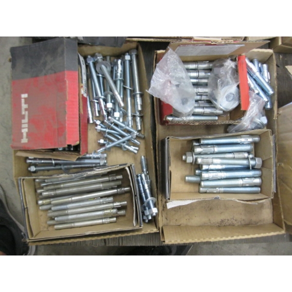 2 FLATS OF ASST. ANCHOR BOLTS
