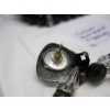 Image 6 : COSTUME NECKLACE & COSTUME BLACK BRACELET & EARRING SET
