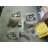 Image 1 : 2 BINS OF MISC. KNOBS, HANDLES, ETC.