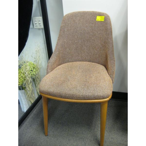 REDDISH WOOD BASED DINING CHAIR