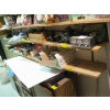 Image 1 : 2 SHELVES OF MISC. SAWBLADES, MITER BOX, SWR TESTER, ANTENNAES, SANDPAPER, ETC.