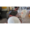 Image 2 : MISC. VASES, GLASSES, DECANTER, CAST IRON FRY PANS