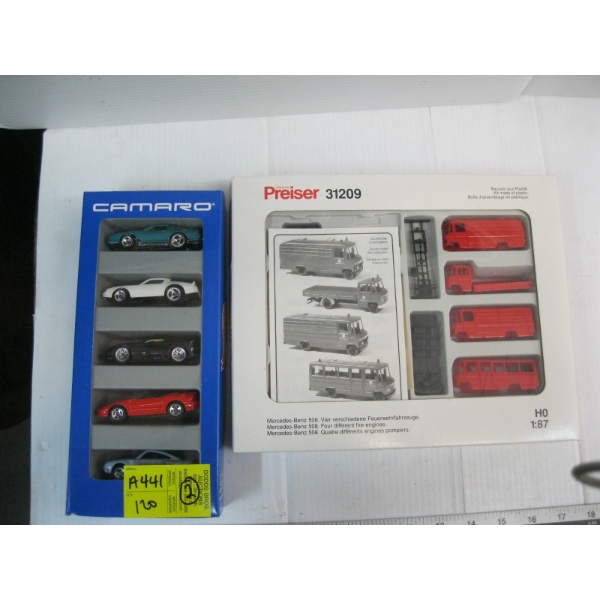 2 PACKAGES - 1 W/CARS, 1 W/TRUCKS