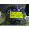 Image 2 : CLOISENNE TINS, MOORCROFT ASHTRAY & BELLEEK SUGAR BOWL