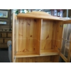 Image 6 : PINE GLASS DOOR CABINET W/LOWER STORAGE & DRAWERS