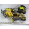 Image 1 : DEWALT 20V IMPACT GUN, JIGSAW, BATTERY & CHARGER