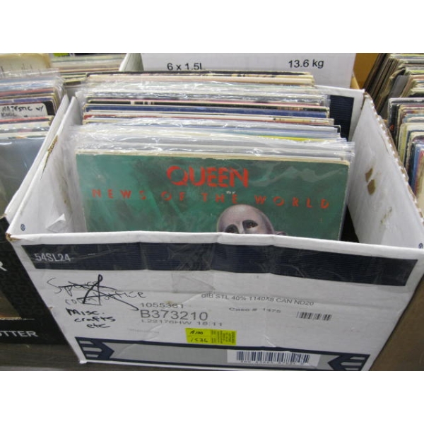 BOX OF COLLECTABLE RECORDS