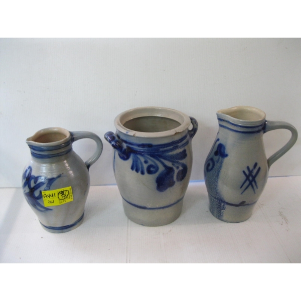 3 CROCKERY PIECES