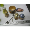 Image 2 : MISC. METAL FIGURINE, HAND PAINTED CHINA, ETC.