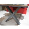 Image 2 : APPROX. 79"X35.5" DINING TABLE - CORNER DAMAGED