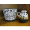 Image 1 : 2 FAT LAVA GERMAN POTTERY VASES