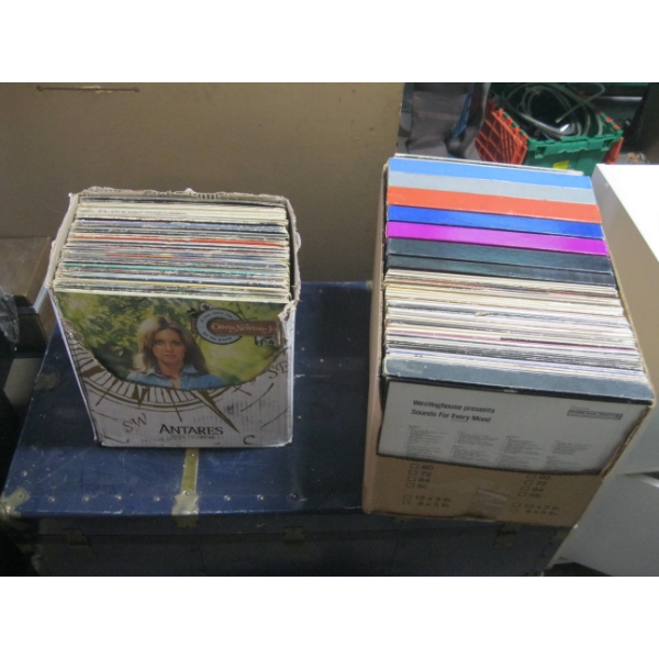 2 BOXES OF RECORDS