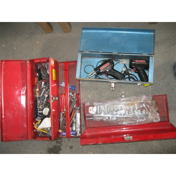 3 TOOLBOXES & MISC. CONTENTS