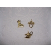 Image 3 : 3 - 10KT CHARMS/PENDANTS, 3G