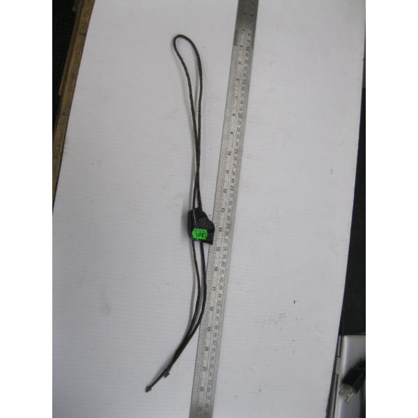 CARVED ARGILLITE BOLO TIE