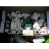 Image 4 : PLASTIC BIN W/ASST'D PVC FITTINGS, SPRINKLER HEADS, ETC.