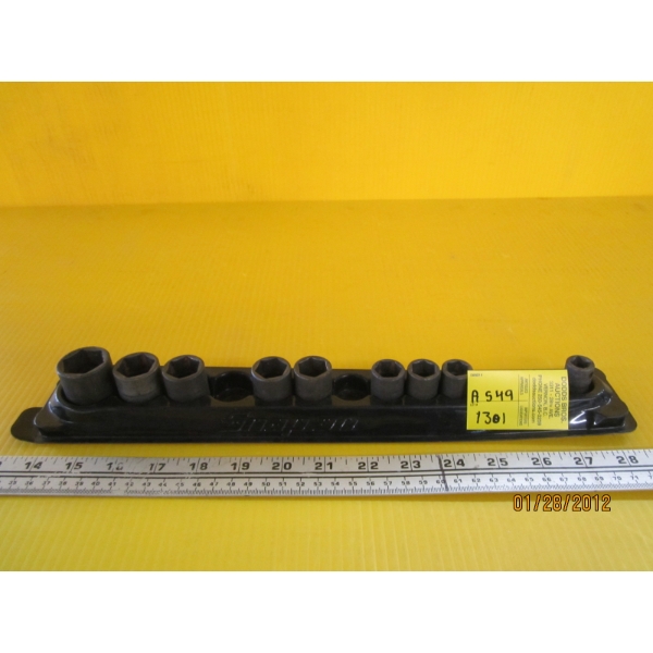 9 - 3/8" SNAP ON SOCKETS