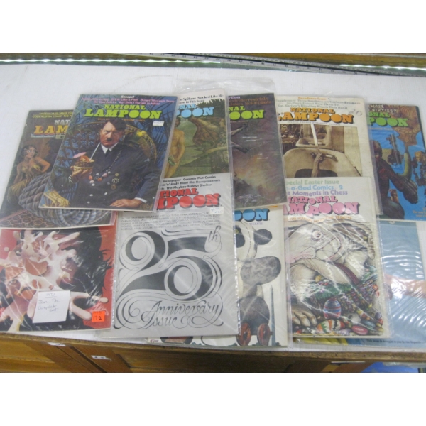 JAN-DEC. 1972 NATIONAL LAMPOON MAGAZINES