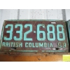 Image 3 : 1959 & 1960 LICENCE PLATES
