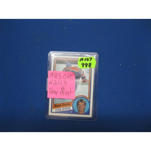 1983 OPC #243 WAYNE GRETZKY HOCKEY CARD