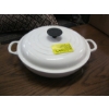 Image 1 : LECREUSET ENAMEL SHALLOW LIDDED POT, MADE IN FRANCE