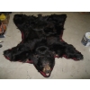 Image 1 : BLACK BEAR RUG W/HEAD MOUNT