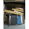 Image 3 : 2 BOXES OF PICTURE FRAMES, LIDDED BOXES, ETC.