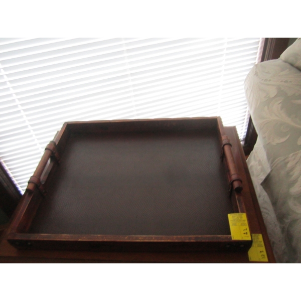WOODEN SERVING TRAY