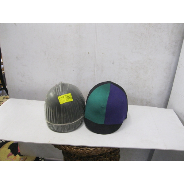 2 RIDING HELMETS
