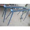 Image 1 : 2 METAL FOLDING SAWHORSES