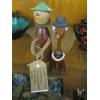Image 2 : VINTAGE TEAK DENMARK MCM FIGURINES