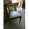Image 6 : WOODEN TABLE, 4 CHAIRS, SIDEBOARD & LEAF
