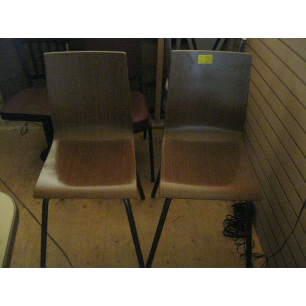 2 WOODEN BENTWOOD CHAIRS