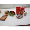 Image 1 : MINIATURE TUPPERWARE, CUTTING BOARD, HOTPLATE ETC.