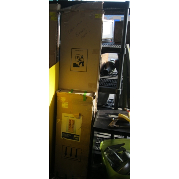 SOLID PINE GLASS DOOR CABINET