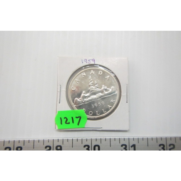 1959 CDN $1 COIN
