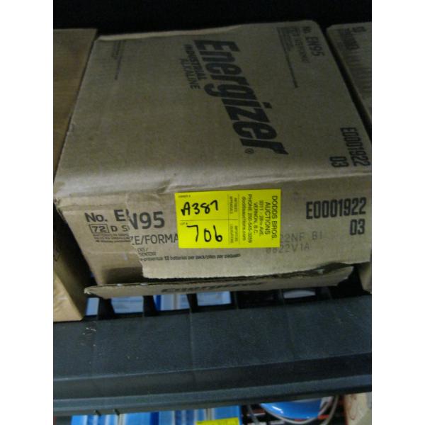 NEW CASE OF D SIZE BATTERIES