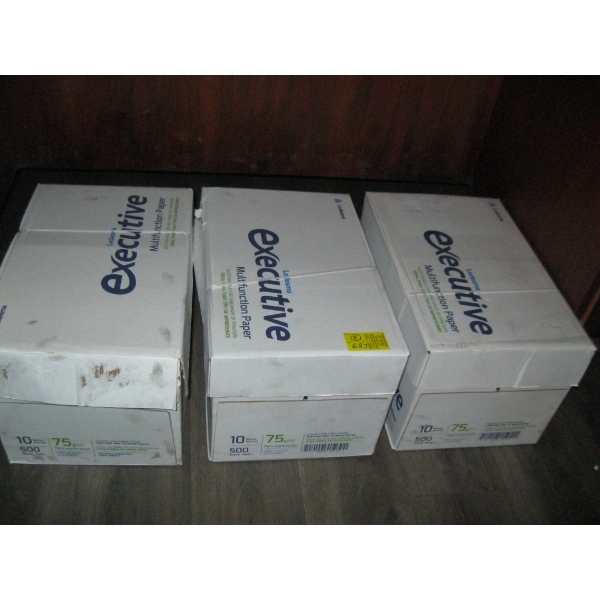 3 BOXES OF 8 1/2 X 11 PAPER