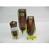 Image 1 : 3 MURANO SAMORSO VASES