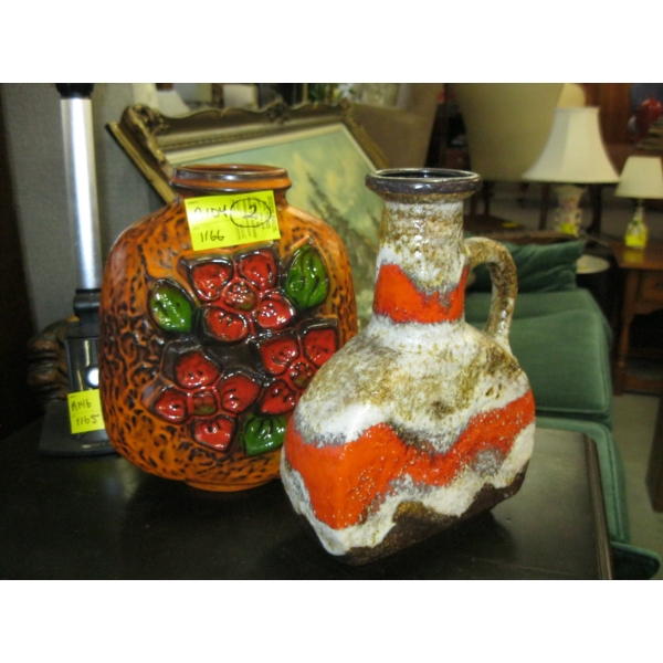 2 MCM GERMAN VASES