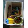Image 7 : 4 BOXES OF MISC. TOYS, STUFFED ANIMALS, VINTAGE FISH PRICE, ETC.
