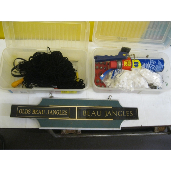 2 BINS OF MISC. ITEMS