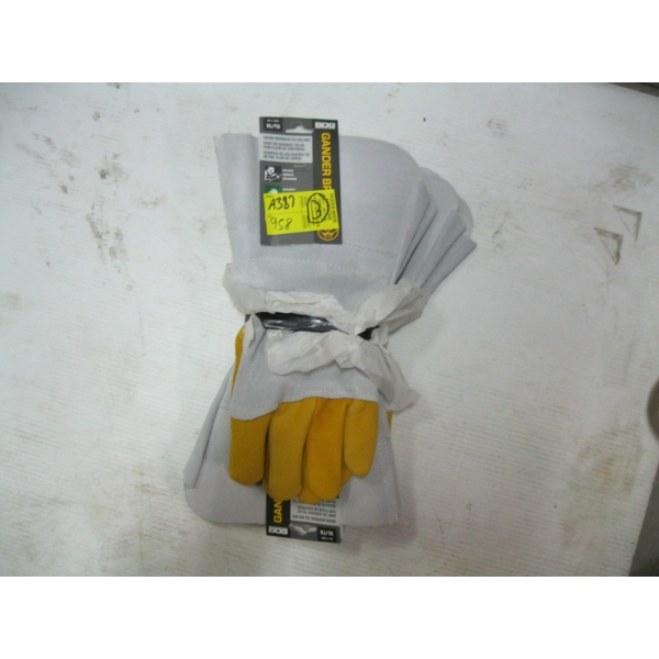 3 PAIR OF SZ XL DEERSKIN TIG WELDING GLOVES