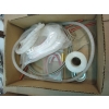 Image 2 : TRAY OF MISC. TEST LIGHTS & BOX W/MISC. WIRE, WIRE COVER, ETC.