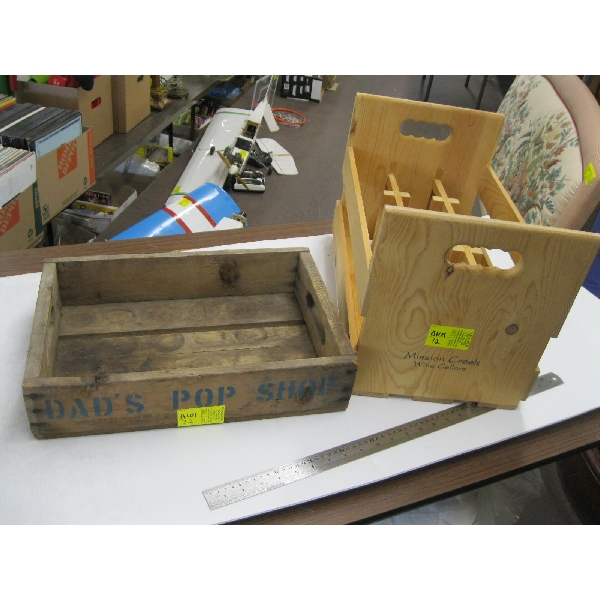 DADS POP SHOPPE BOX & WINE CRATE