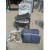 Image 1 : GLIDING ROCKER PATIO CHAIR W/EXTRA CUSHIONS