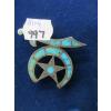Image 1 : STERLING & TURQUOISE PENDANT