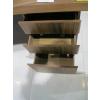 Image 3 : WOOD FINISH DESK W/PLEXIGLASS LEG
