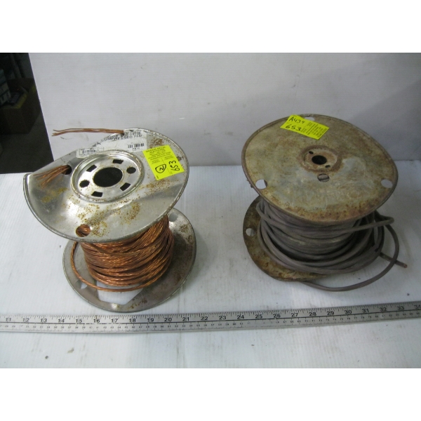 PART ROLL OF GROUNDING WIRE & PART ROLL OF MULTI STRAND WIRE
